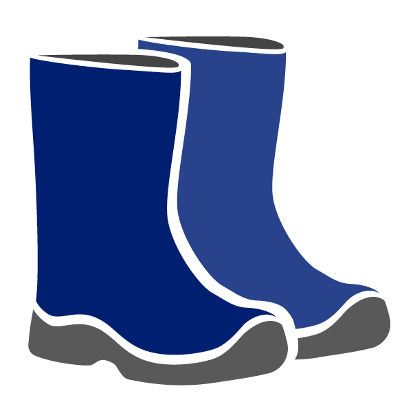 picto bottes bleu et gris